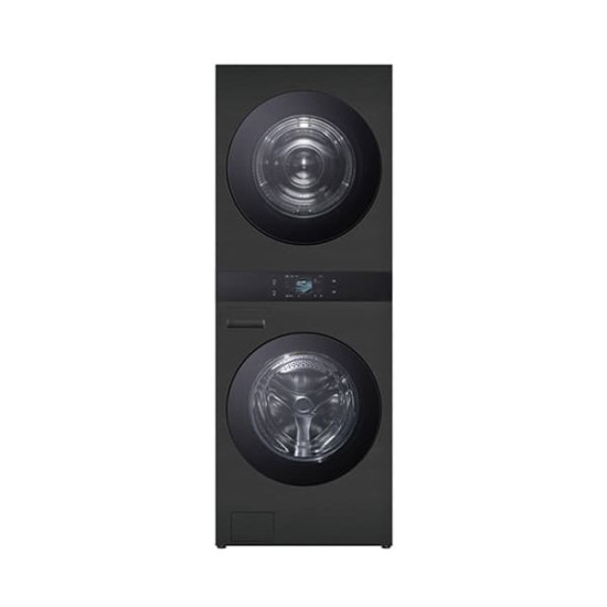 [LG] 트롬 AI 오브제컬렉션 워시타워 세탁기 25kg + 건조기 25kg (스페이스 블랙/스페이스 블랙)