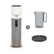 [LG] [현장] 퓨리케어 오브제컬렉션 하이드로타워 가습기 (샌드 베이지) + 급수비커 + 무빙휠