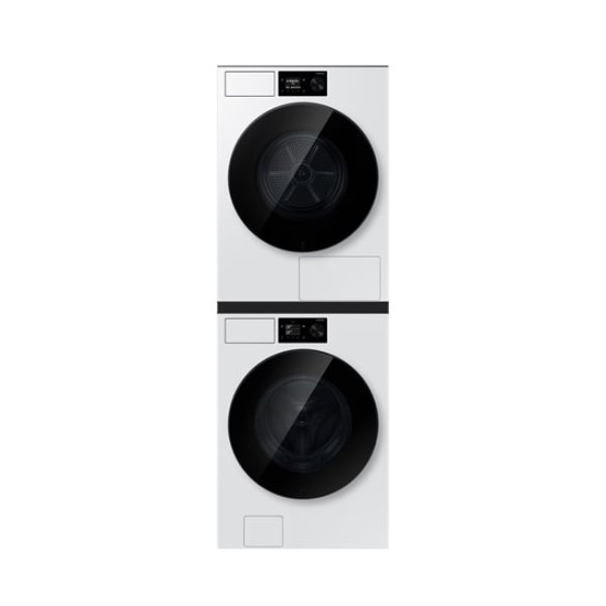 [삼성] 비스포크 AI 원바디 세탁기 24kg + 건조기 20kg + 상단 설치 키트 (화이트)