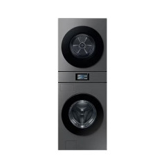 [삼성] 비스포크 AI 원바디 세탁기 25kg + 건조기 22kg (다크스틸)