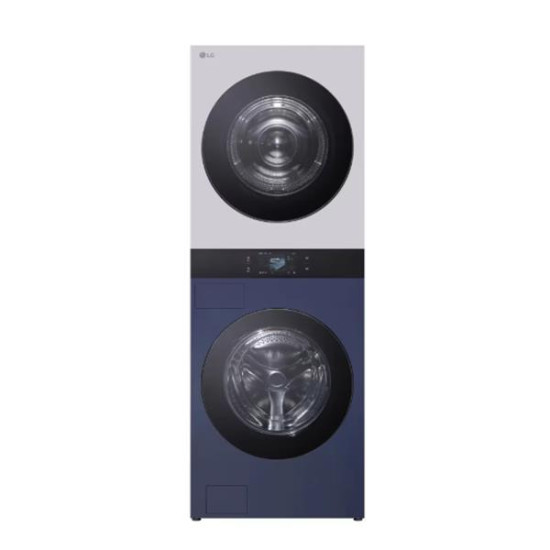 [LG] 세탁기+건조기 워시타워 세탁 25KG+건조25KG 네이비 그레이
