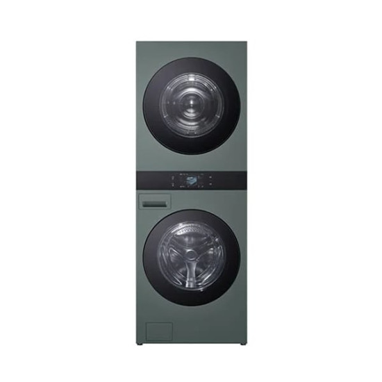 [LG] 트롬 AI 오브제컬렉션 워시타워 세탁기 25kg + 건조기 25kg (네이처 그린/네이처 그린)