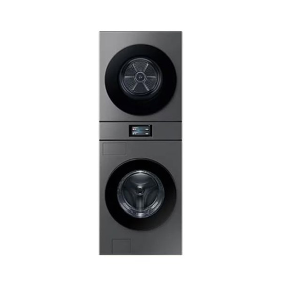 [삼성] 비스포크 AI 원바디 세탁기 21kg + 건조기 20kg (다크스틸)
