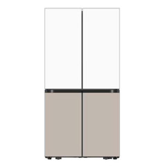 [삼성] Bespoke AI 하이브리드 4도어 901L 새틴화이트+새틴베이지